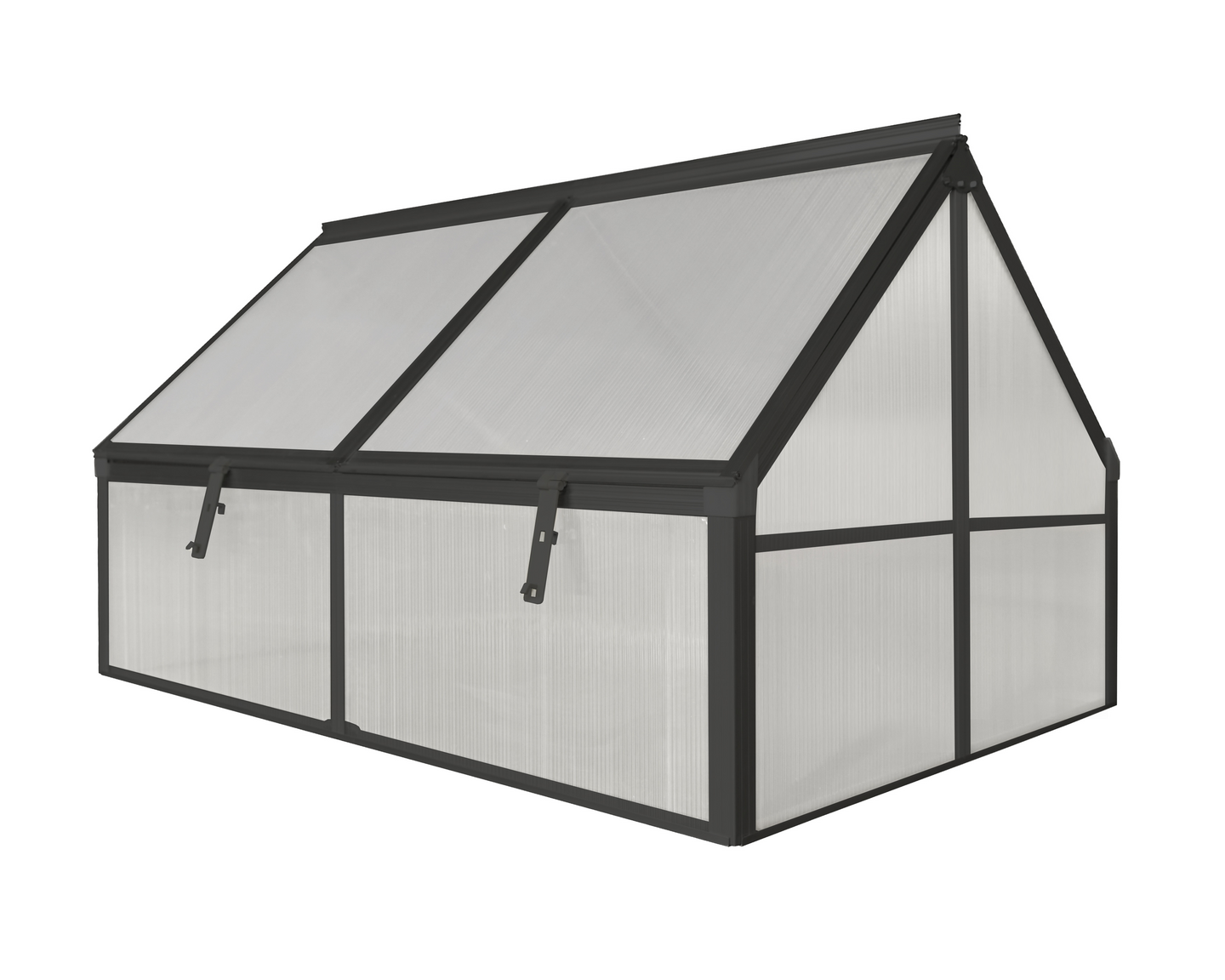 Minikasvihuone Goodiy 120x80cm musta