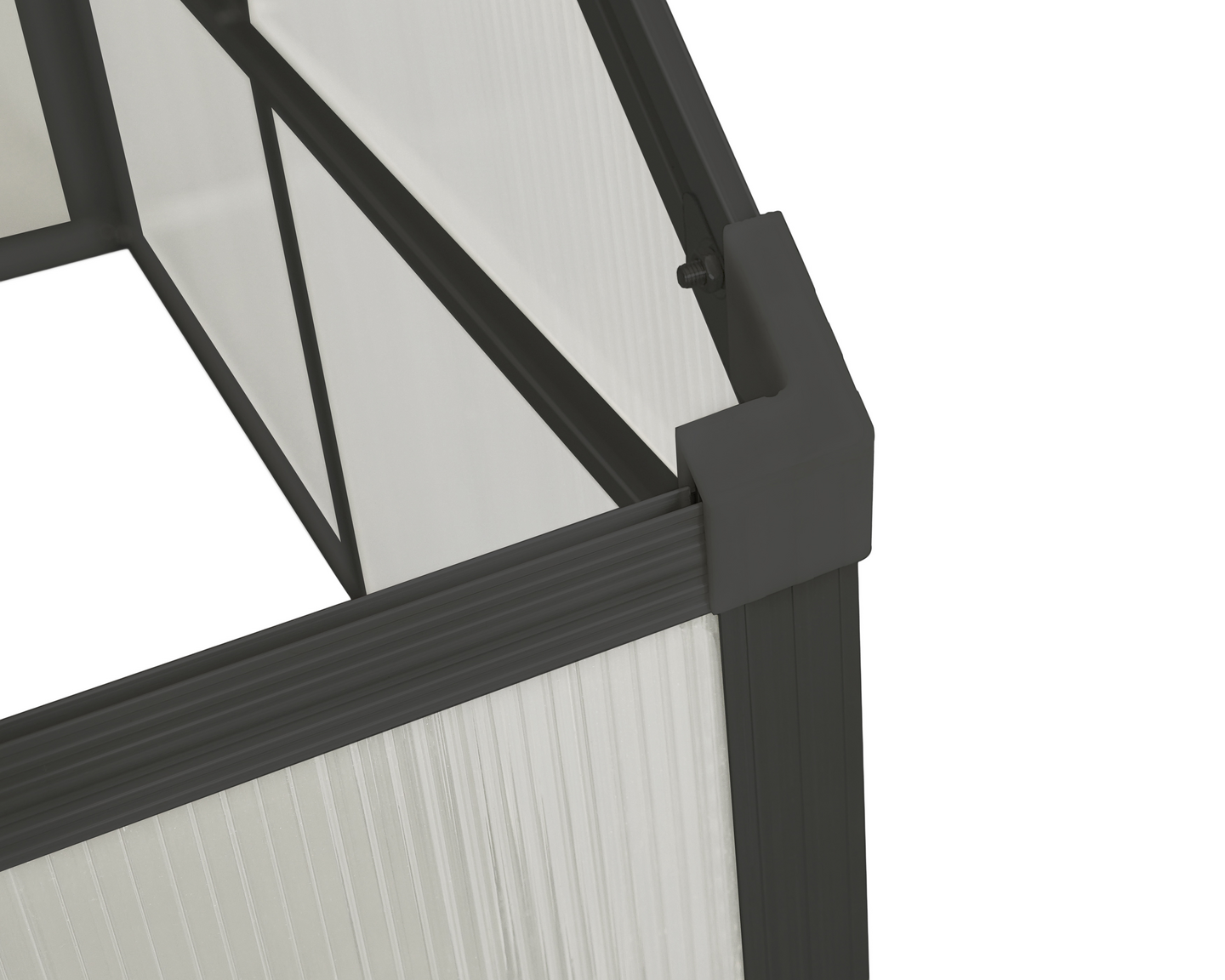 Minikasvihuone Goodiy 120x80cm musta