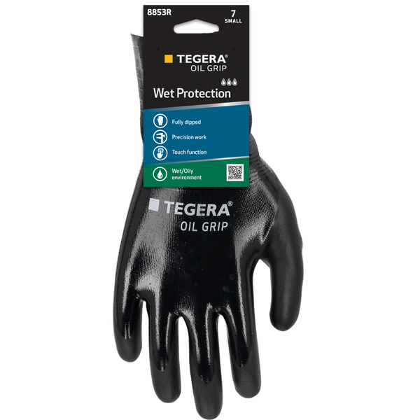 Synteettiset käsineet Tegera Oil Grip 8853R