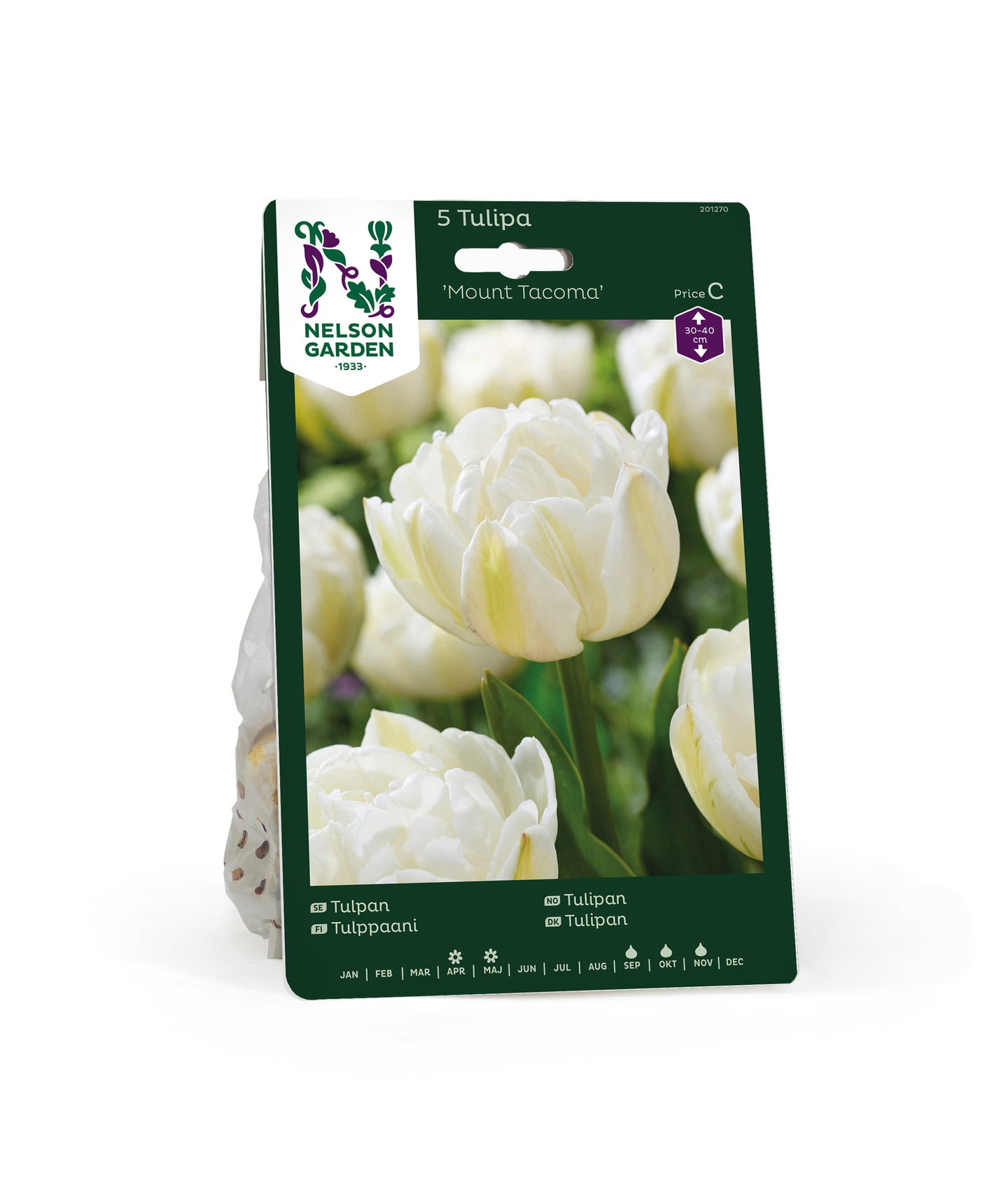 Tulppaani Tulipa Mount Tacoma Nelson Garden 5kpl