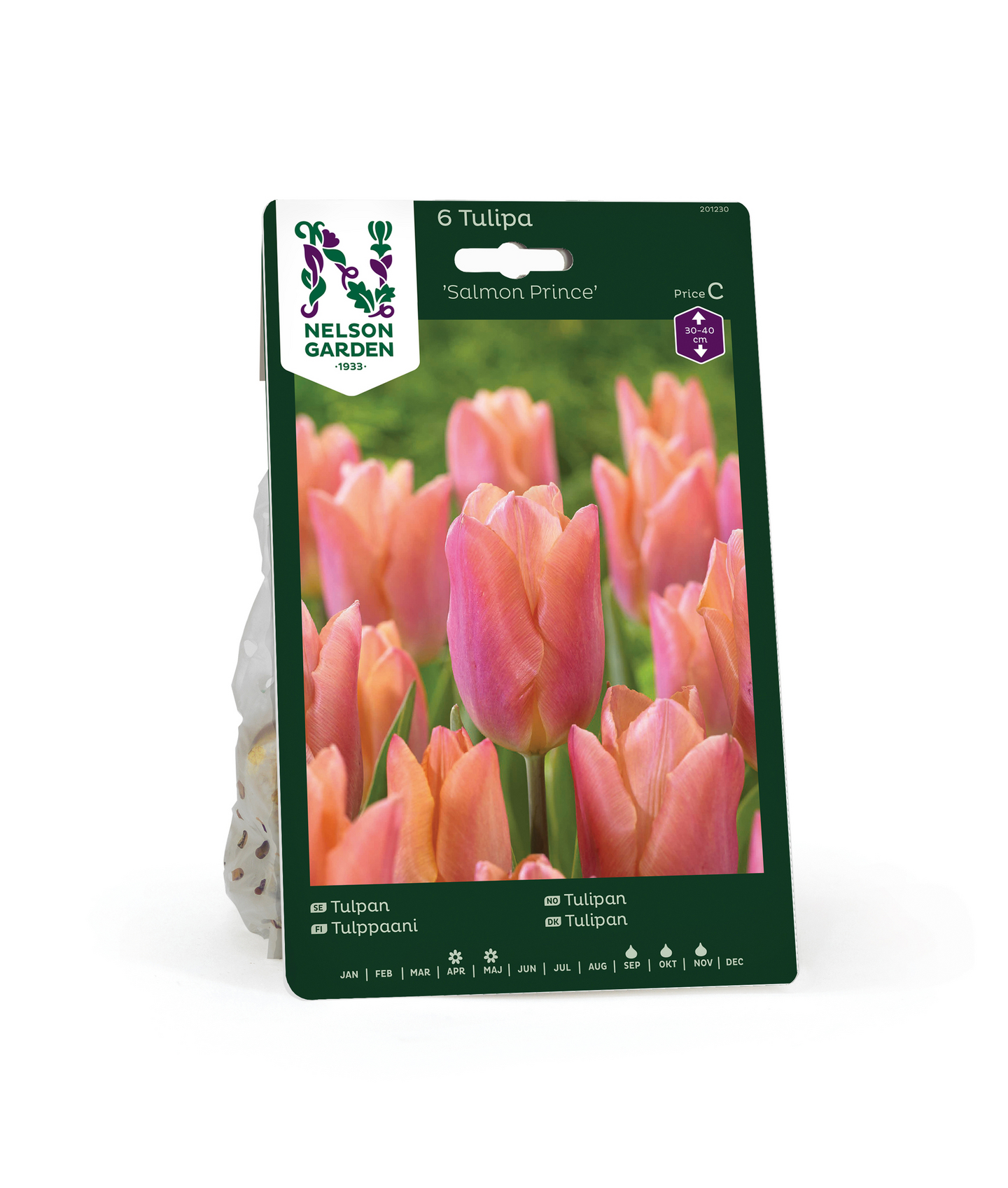 Tulppaani Tulipa Salmon Prince Nelson Garden 6kpl