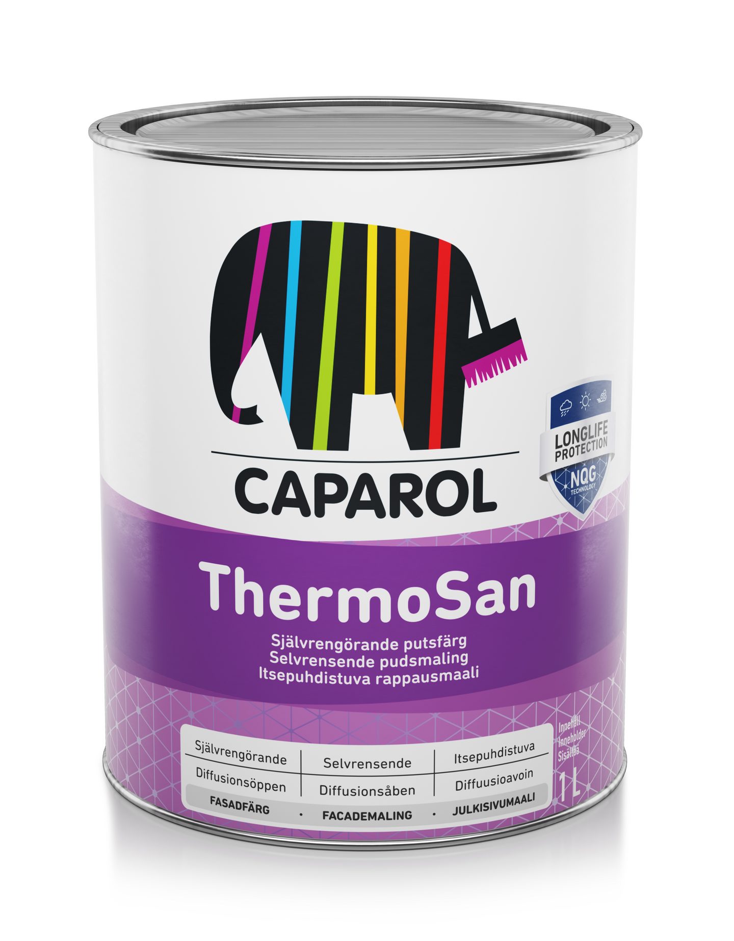 THERMOSAN CAPAROL VIT/BAS 1 0,95, FASADFÄRG