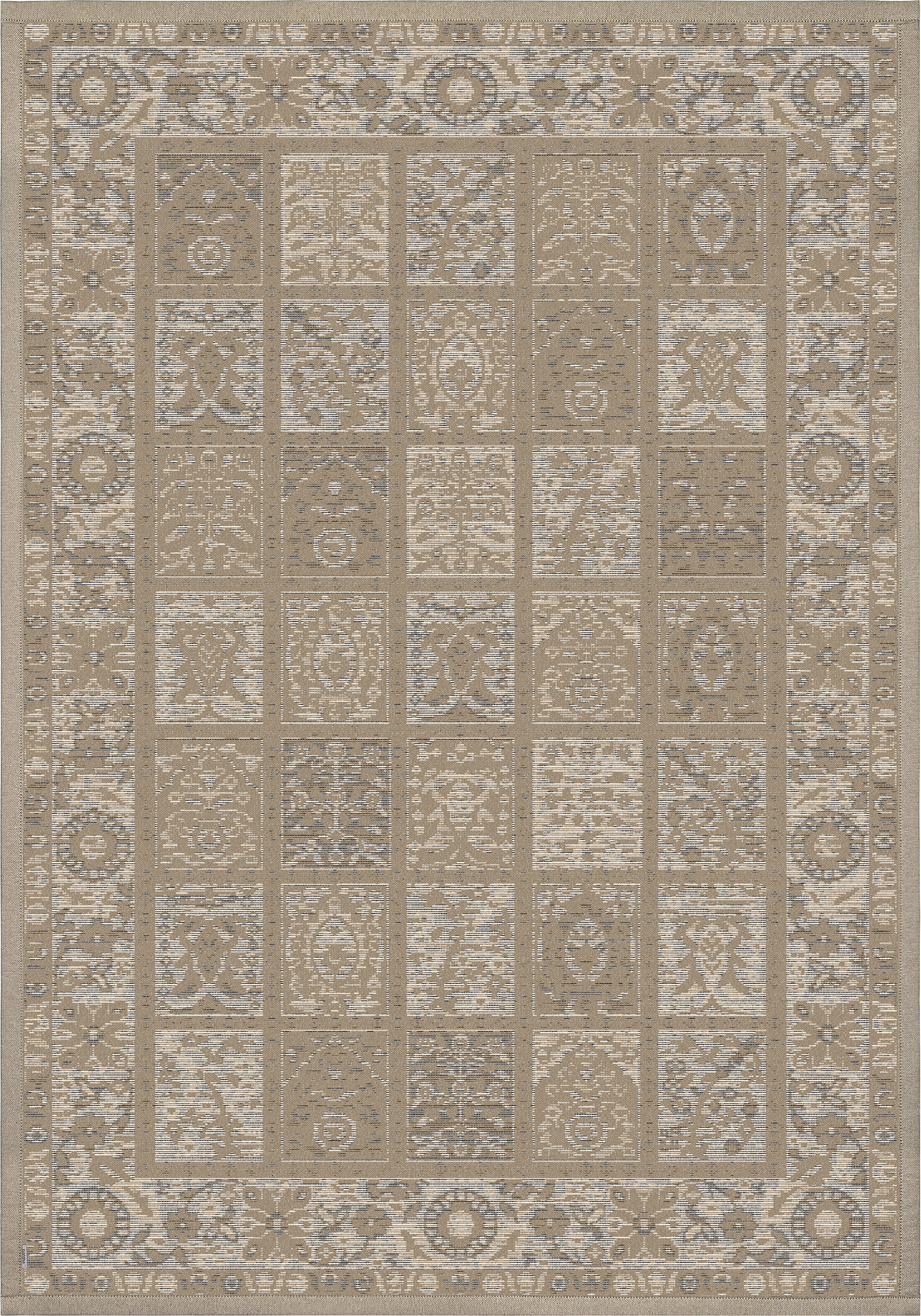 Sisustusmatto Kulkuri khaki 160x230 cm