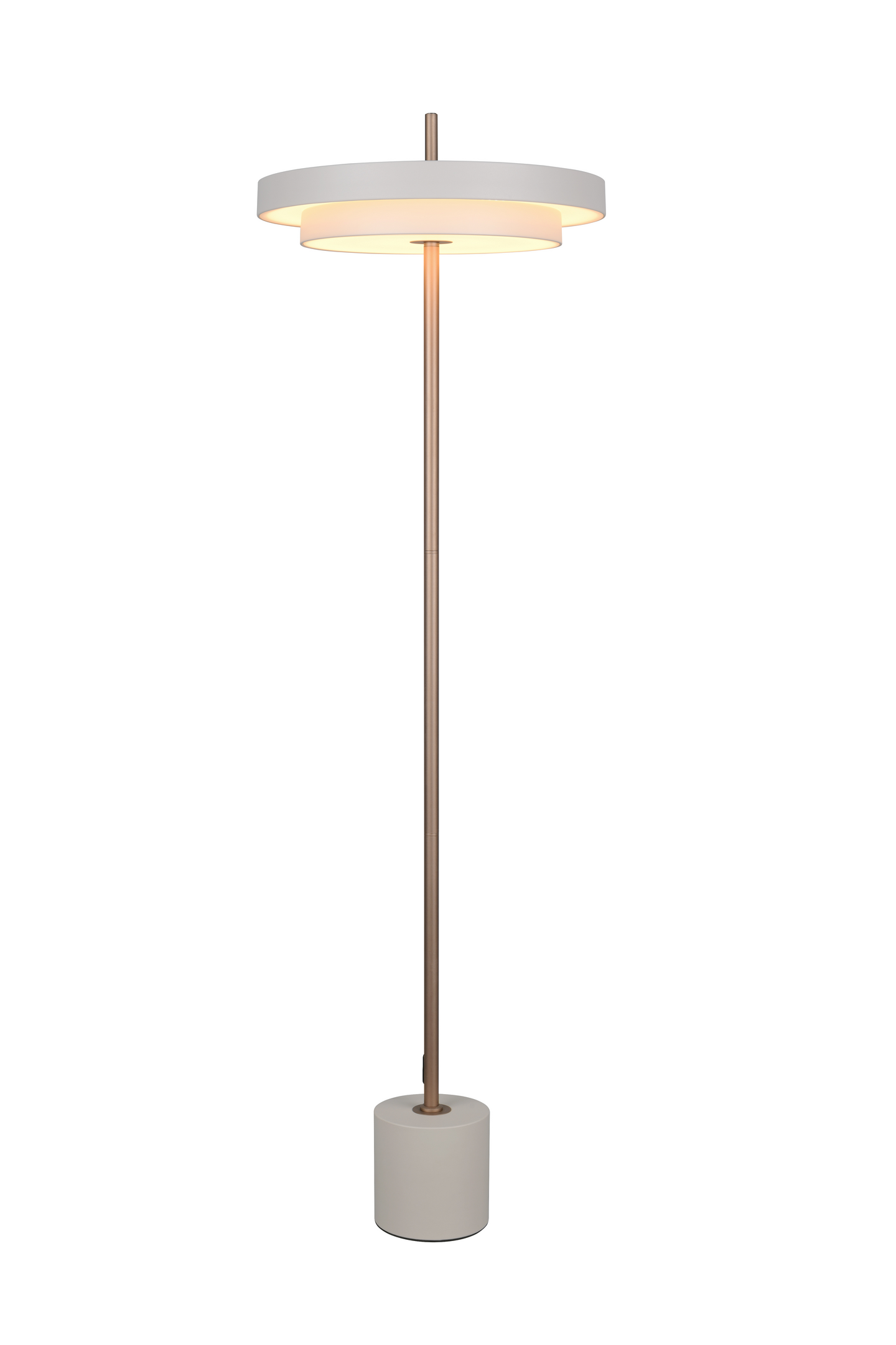 Lattiavalaisin TRIO Keaton led 21W 2400lm harmaa