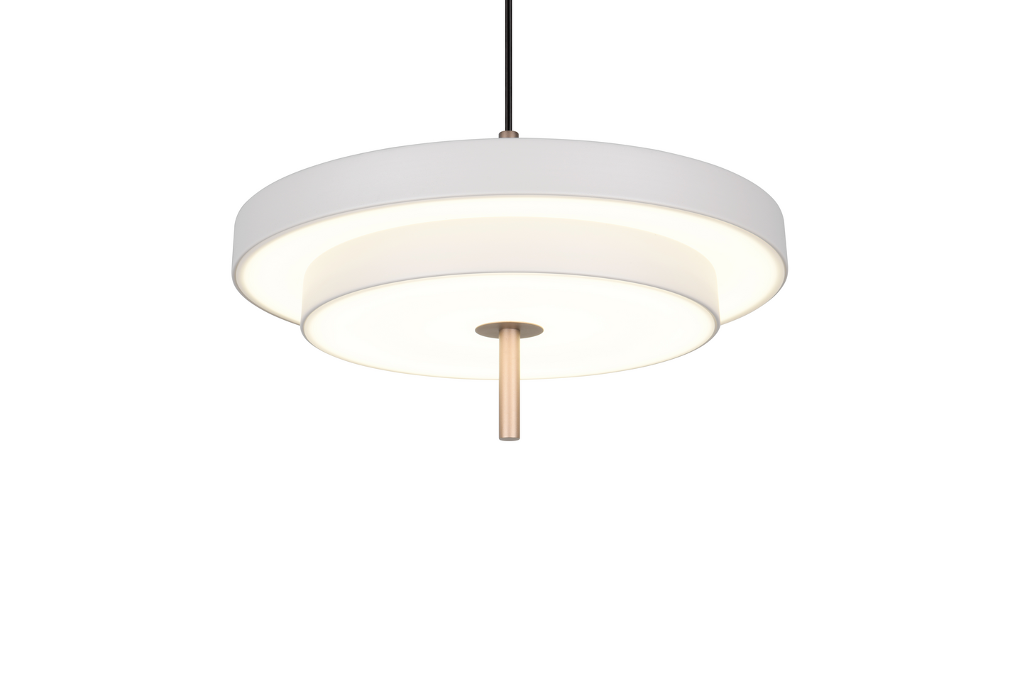 Riippuvalaisin TRIO Keaton led 1-osainen 40cm lämmin harmaa