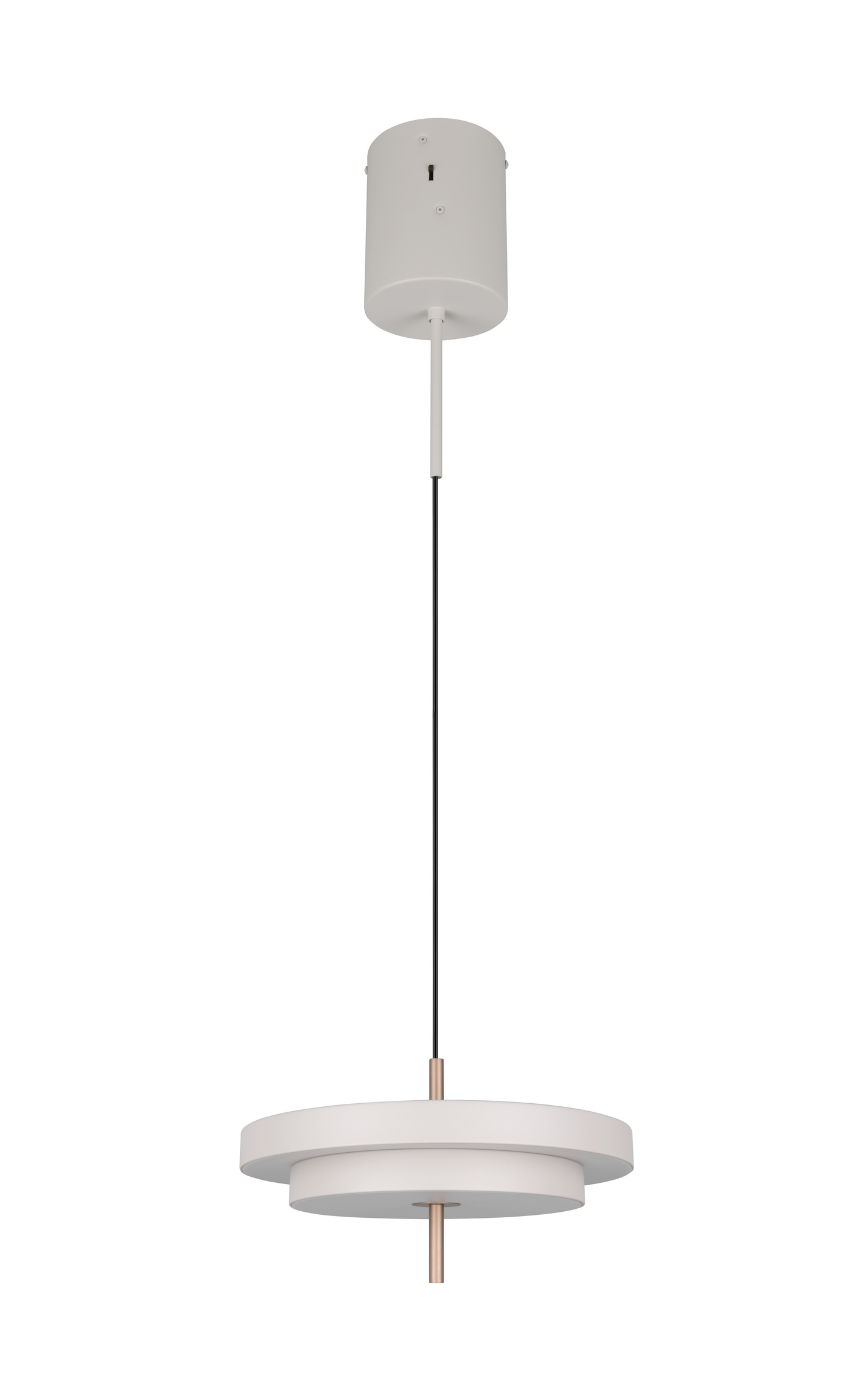 Riippuvalaisin TRIO Keaton led 1-osainen 40cm lämmin harmaa