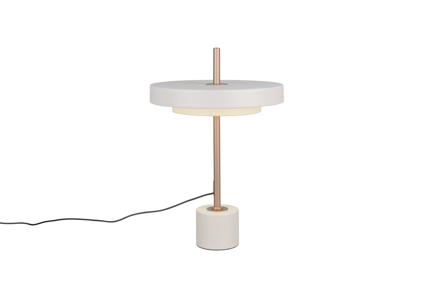 Pöytävalaisin TRIO Keaton led 12W 1400lm lämmin harmaa