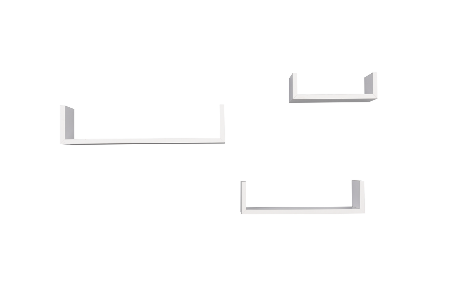 Seinähyllysetti M&M Ava 3-pack valkoinen