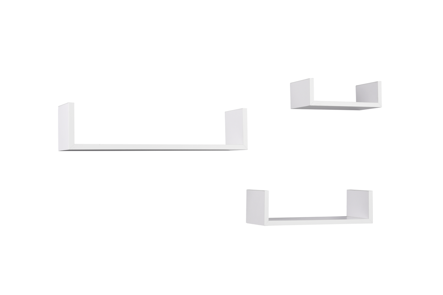 Seinähyllysetti M&M Ava 3-pack valkoinen