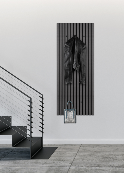 Naulakko M&M Grace 50x125cm musta/tammi