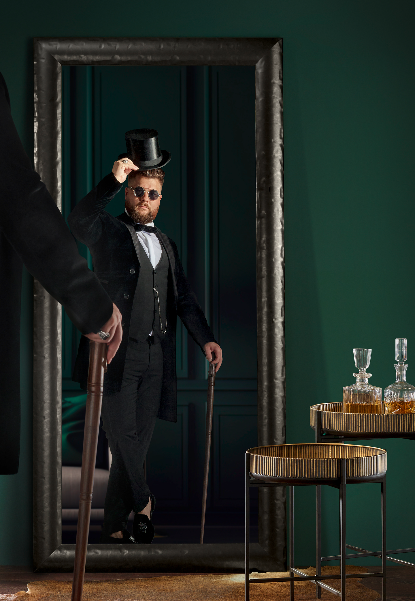 Peili M&M Elli 90x190cm musta