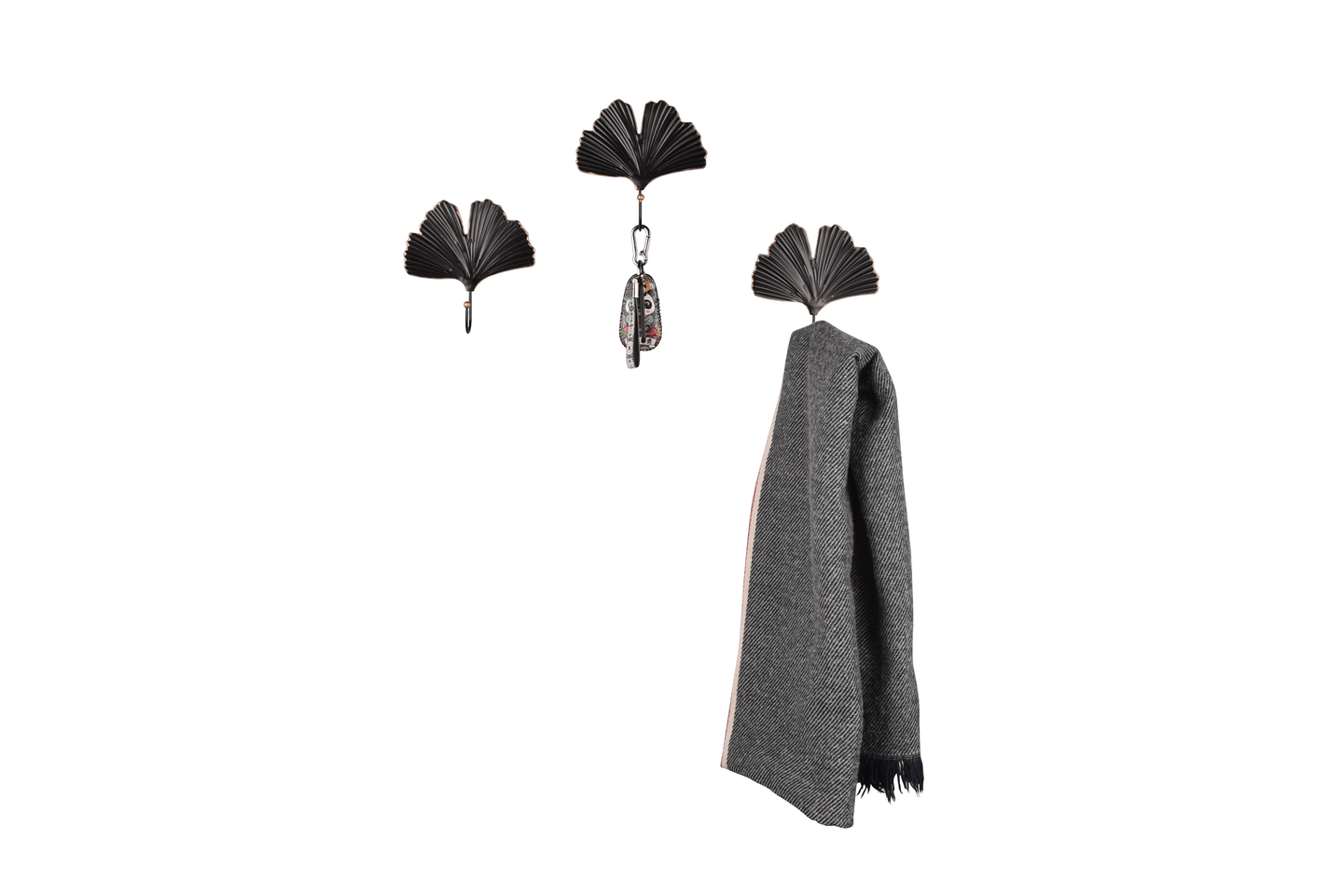 Naulakkokoukku M&M Merle 3-pack musta/kulta