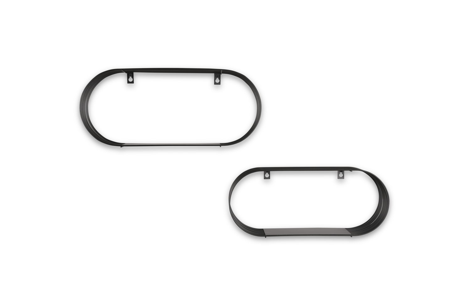 Seinähyllysetti M&M Jessica 2-pack musta