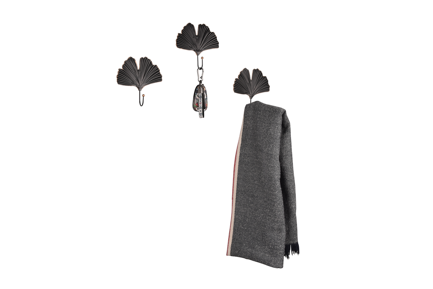 Naulakkokoukku M&M Merle 3-pack musta/kulta