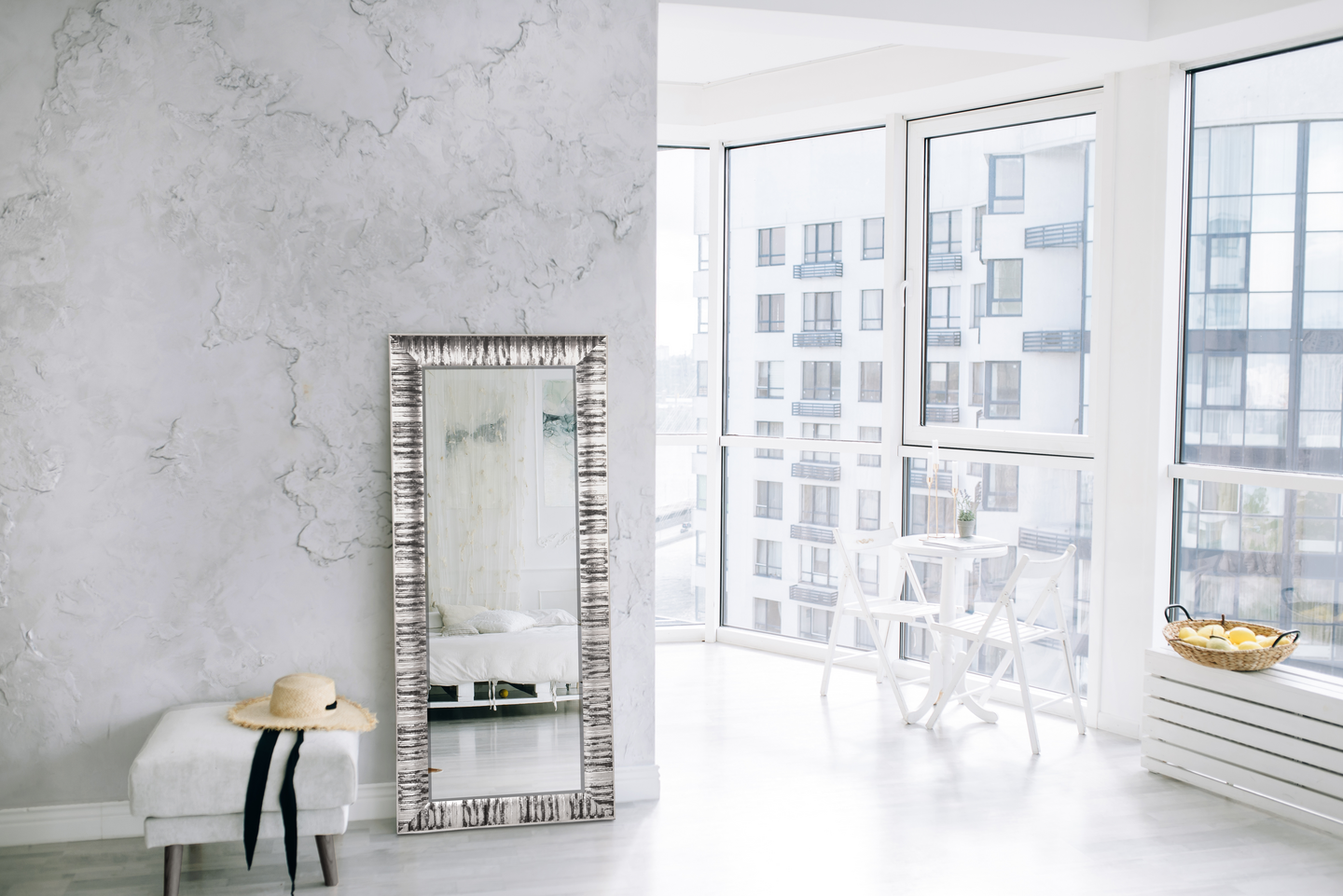 Peili M&M Nadja 90x190cm hopea