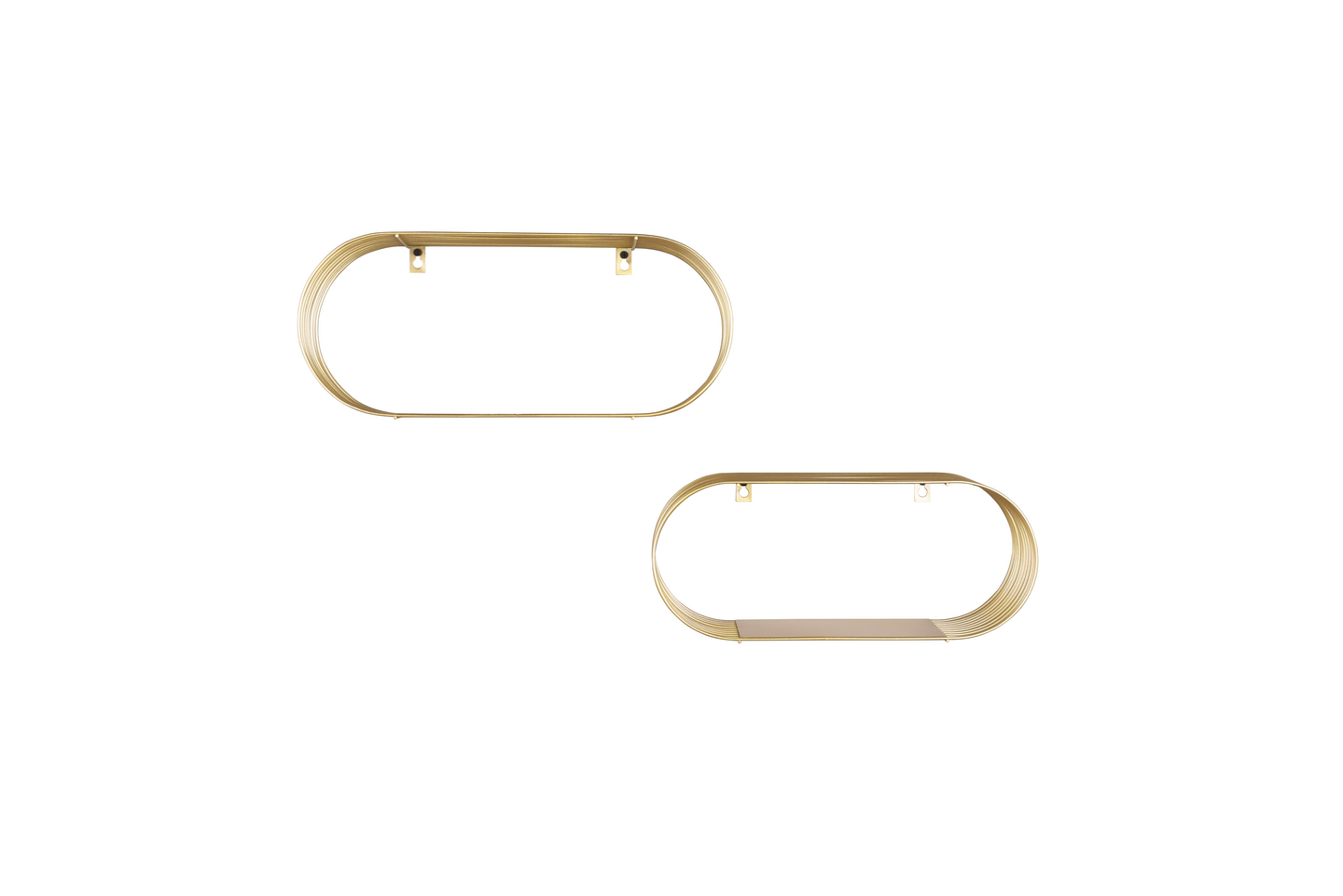 Seinähyllysetti M&M Jessica 2-pack kulta