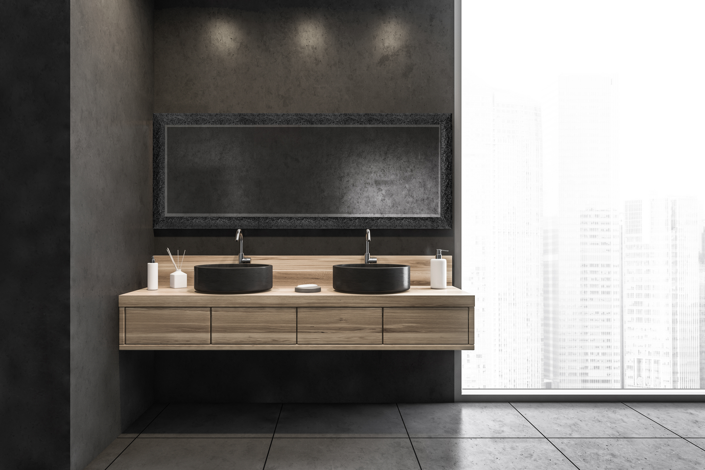 Peili M&M Susanna 70x170cm musta