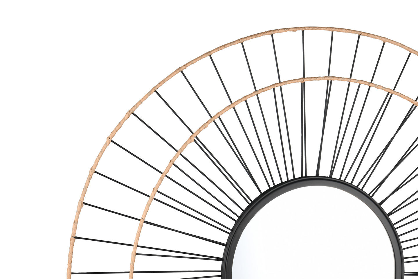 Peili M&M Kerstin 80cm rottinki/musta