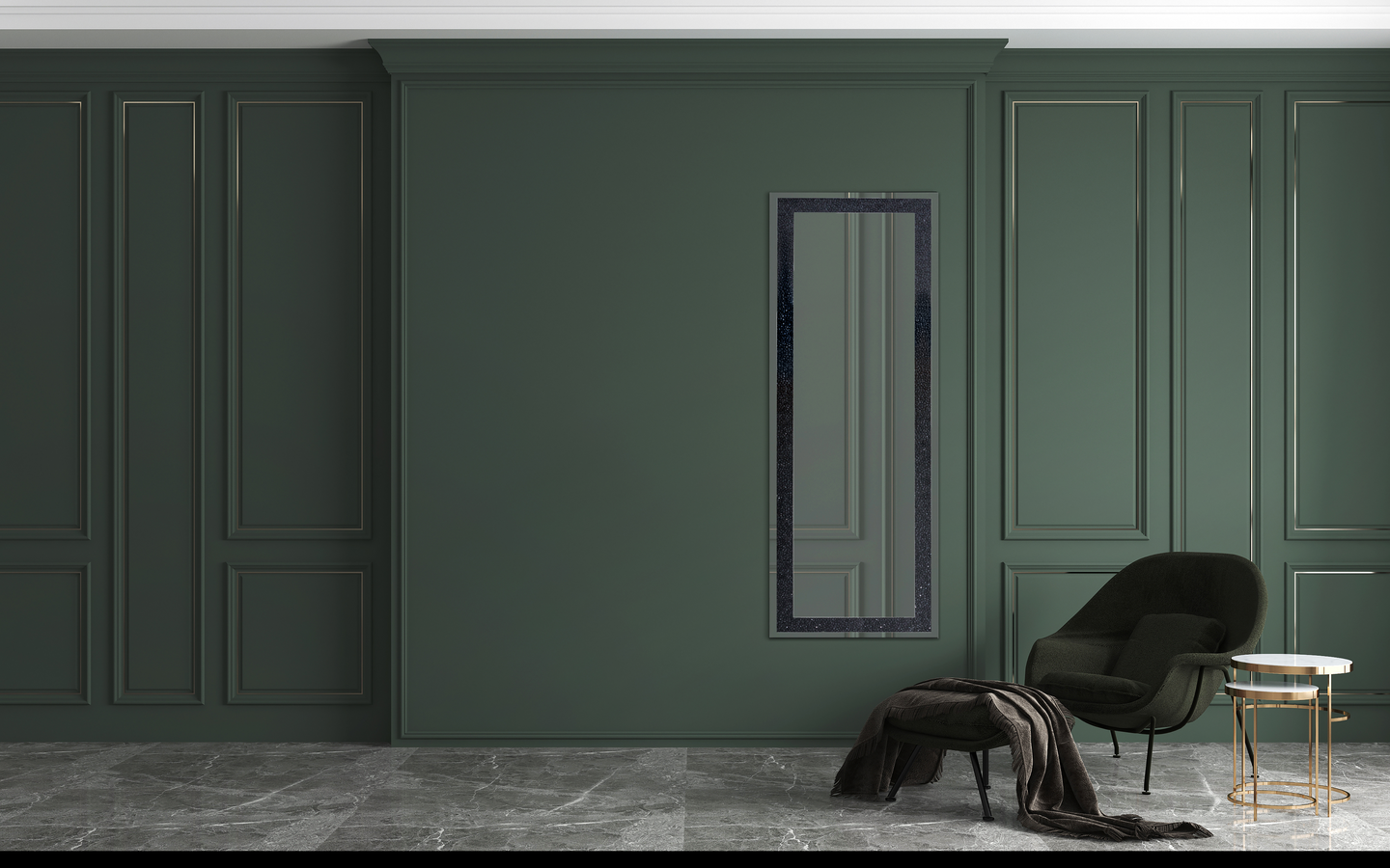 Peili M&M Tessa 50x150cm musta