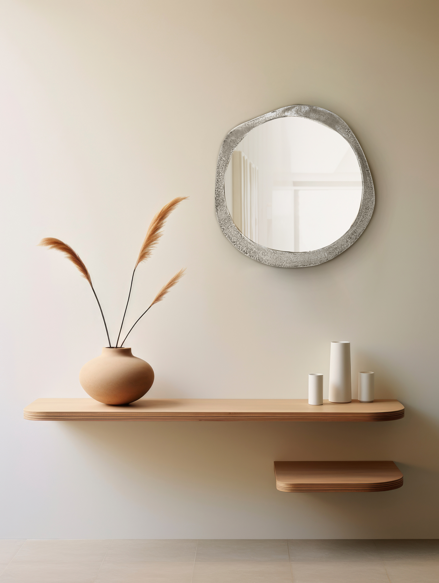 Peili M&M Lalita 57x56cm hopea