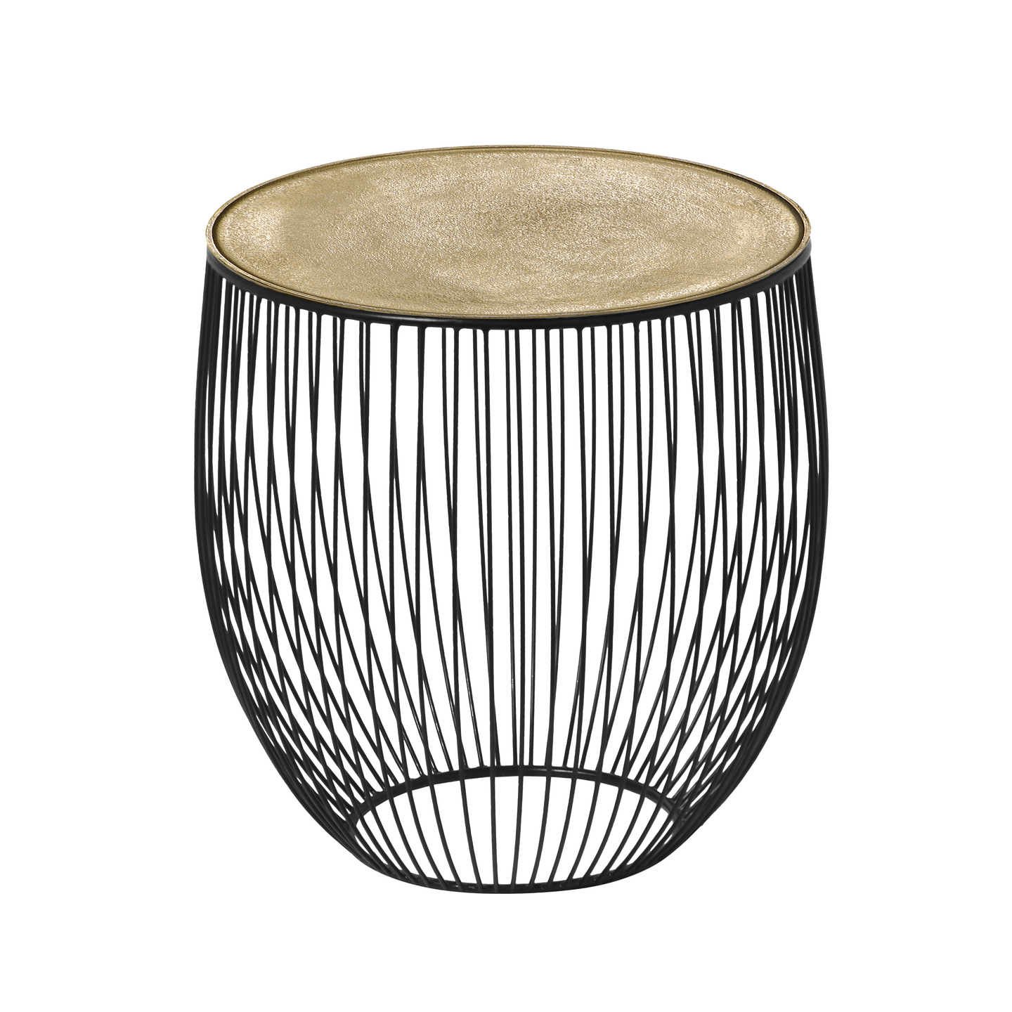 Sivupöytä M&M Rinara 43x42cm kulta/musta