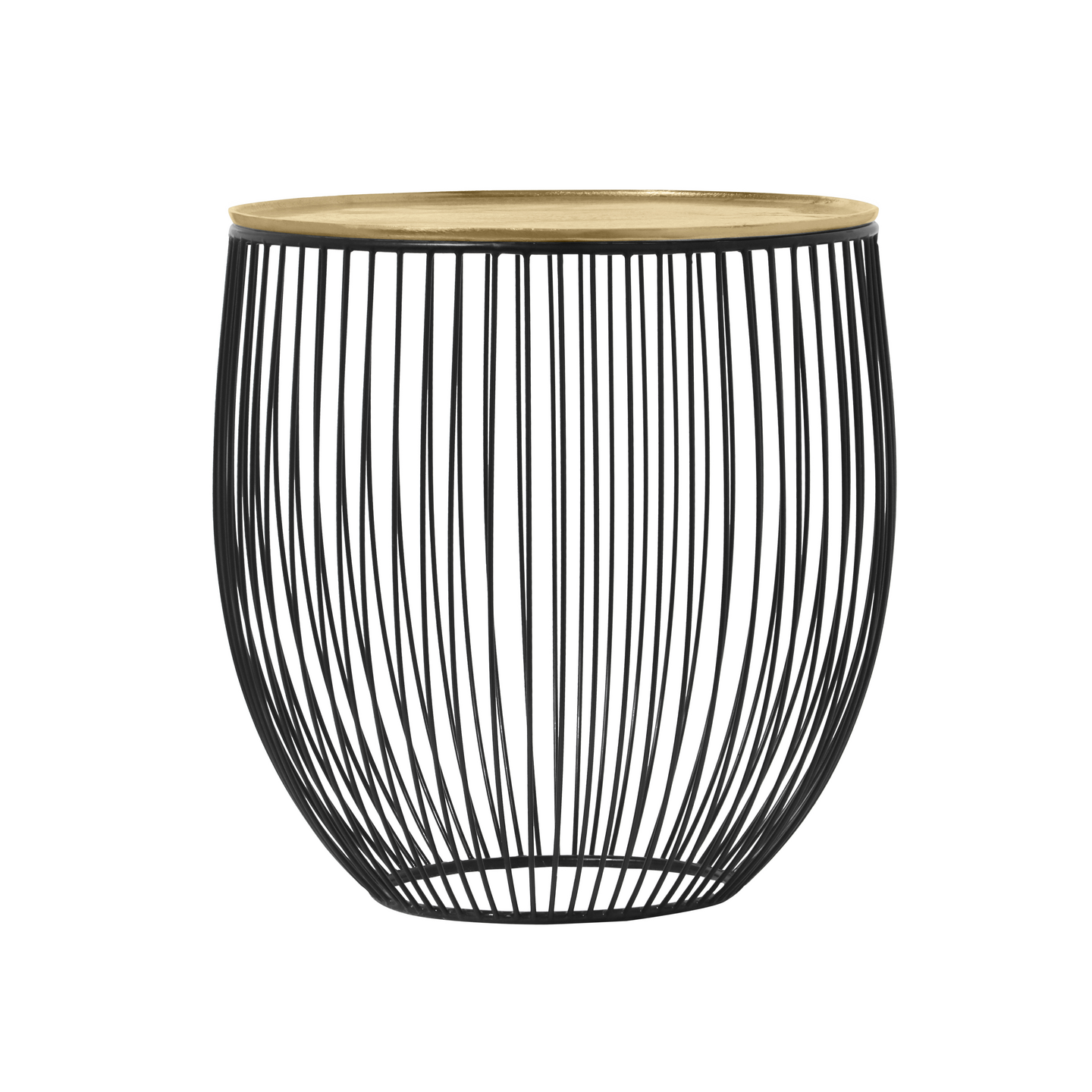 Sivupöytä M&M Rinara 43x42cm kulta/musta