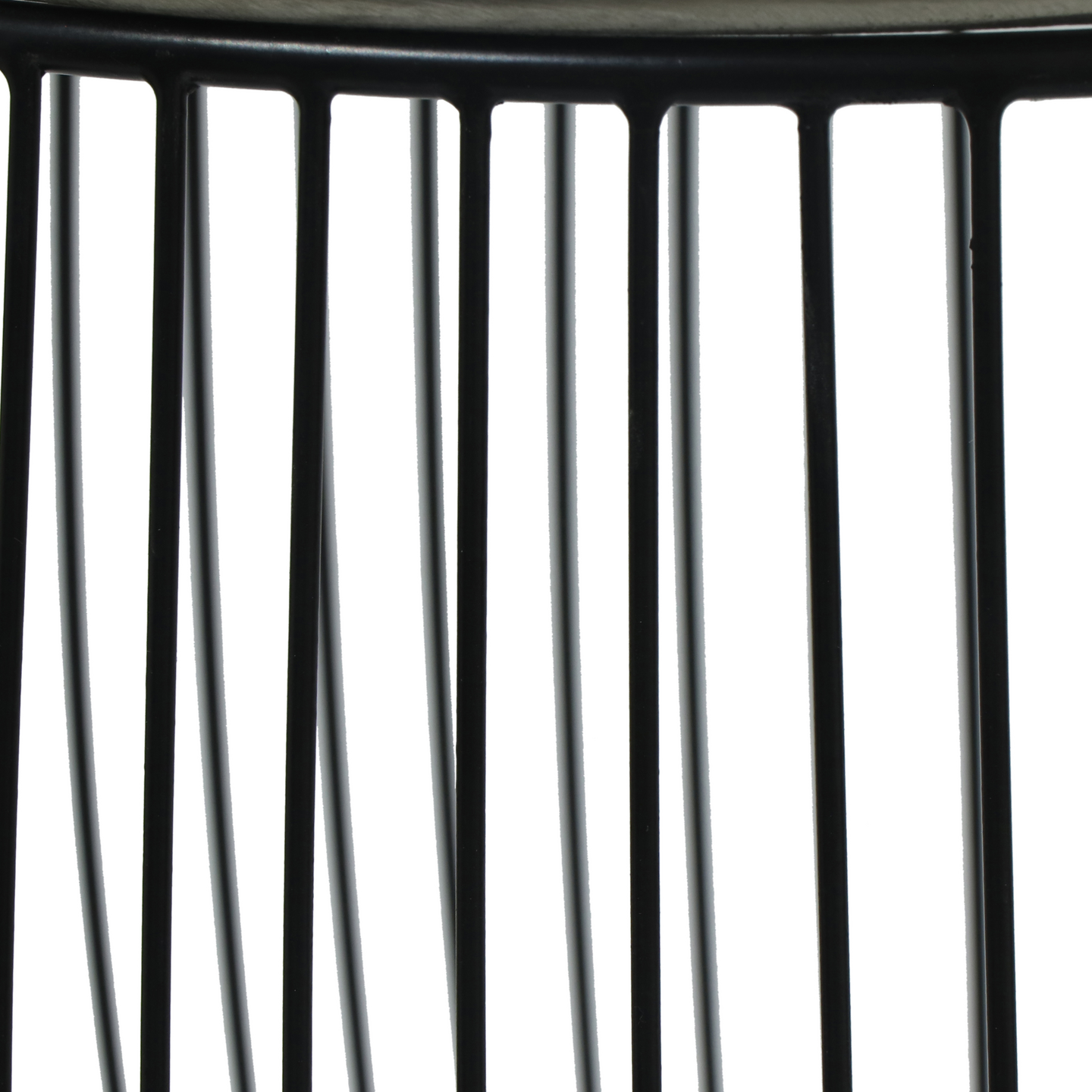 Sivupöytä M&M Rinara 43x42cm hopea/musta