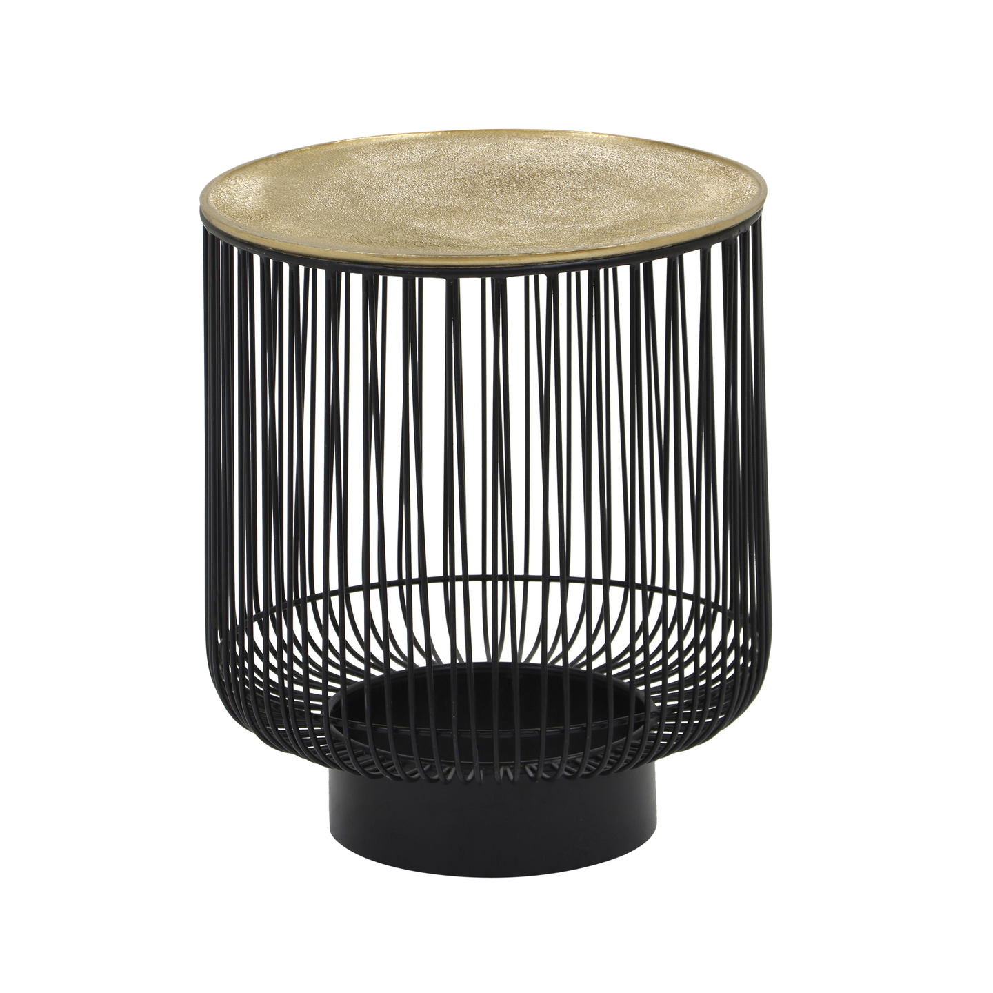 Sivupöytä M&M Rinara 41x46cm kulta/musta