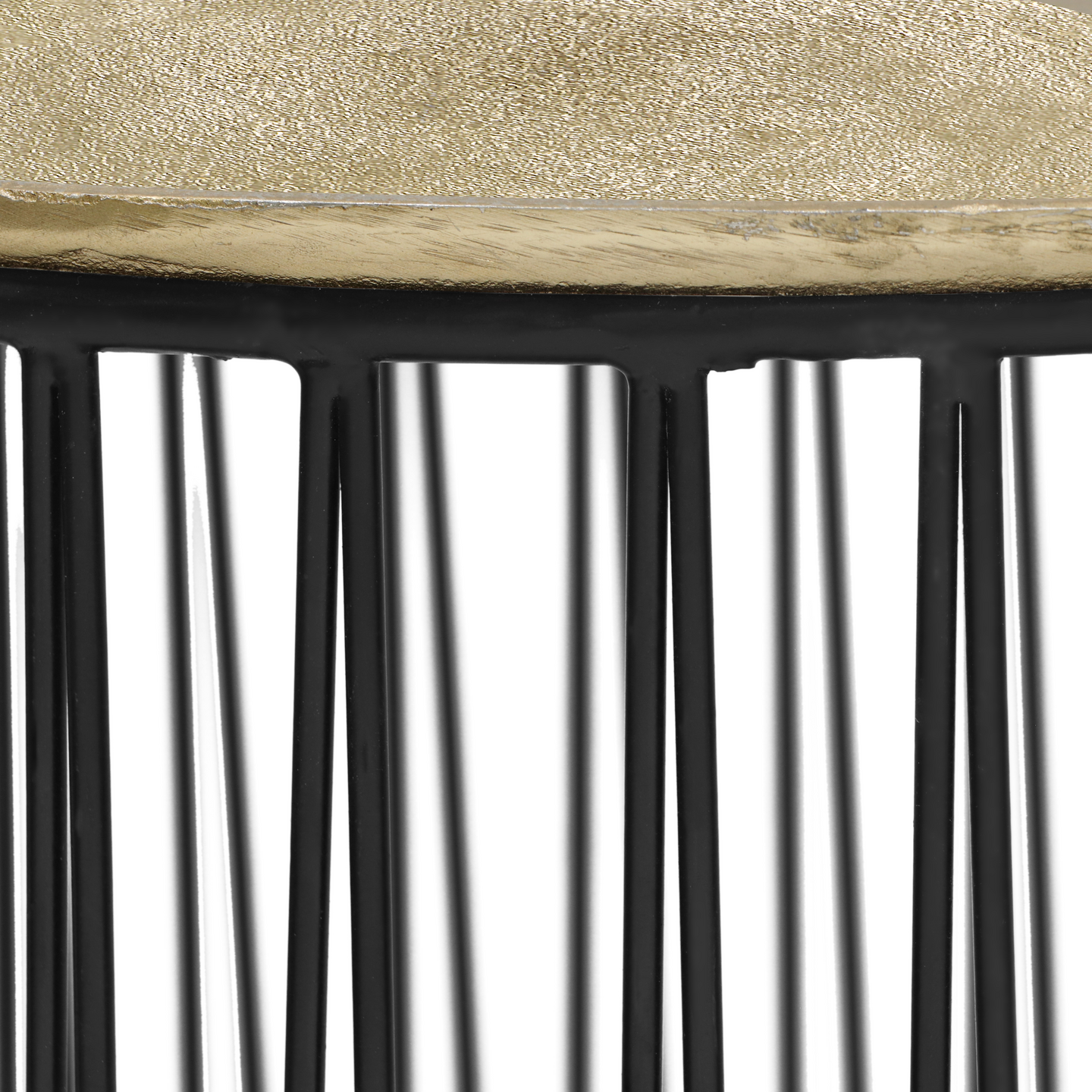 Sivupöytä M&M Rinara 41x46cm kulta/musta