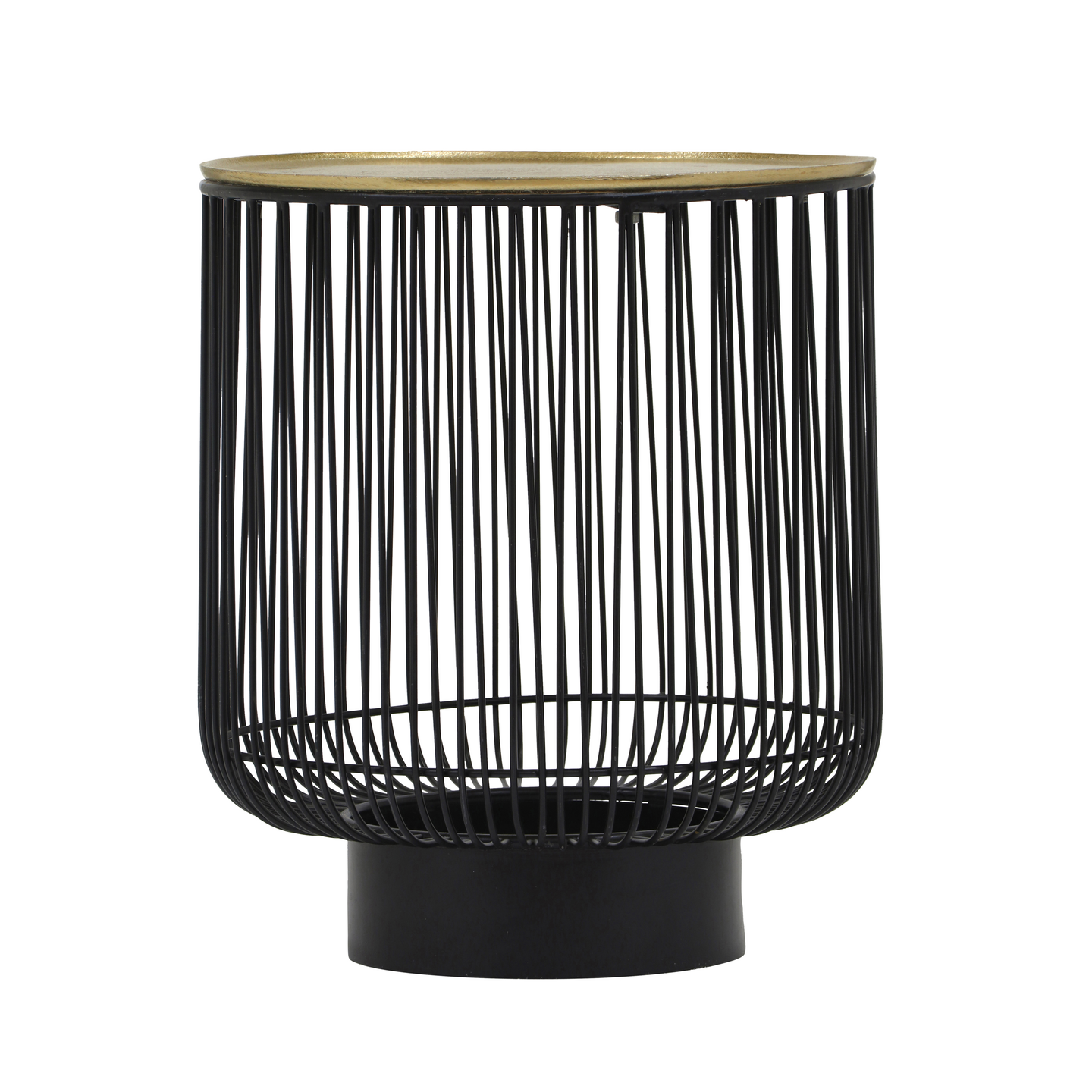 Sivupöytä M&M Rinara 41x46cm kulta/musta