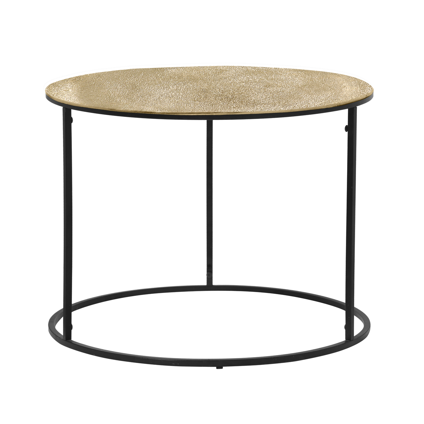 Sivupöytä M&M Padma 60x46cm kulta/musta