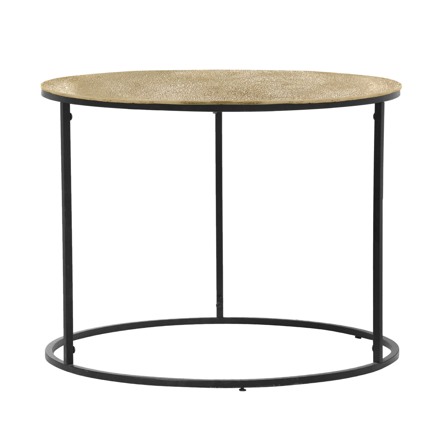 Sivupöytä M&M Padma 60x46cm kulta/musta