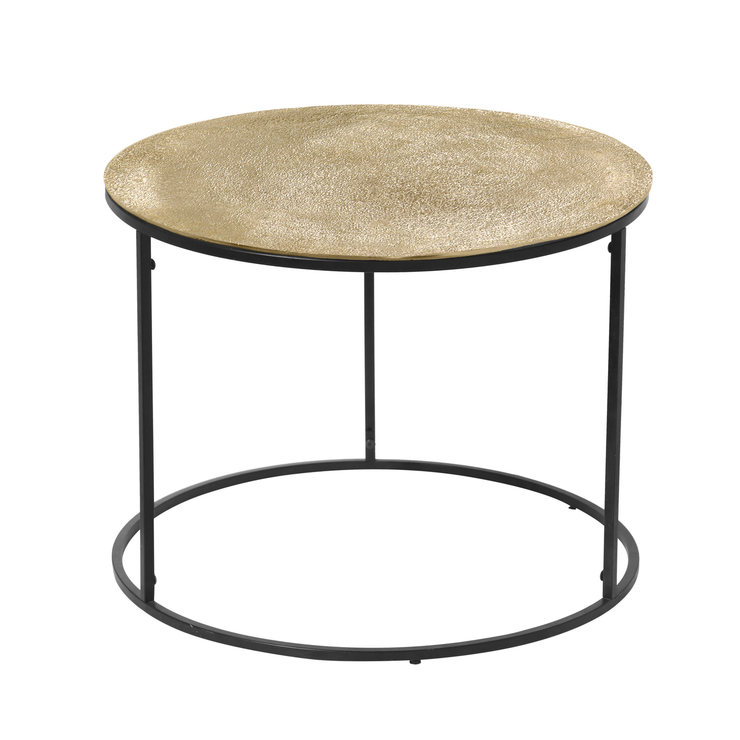 Sivupöytä M&M Padma 60x46cm kulta/musta