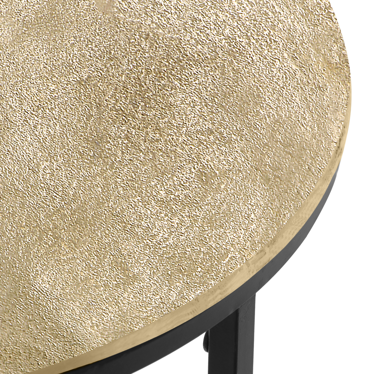 Sivupöytä M&M Padma 41x61cm kulta/musta