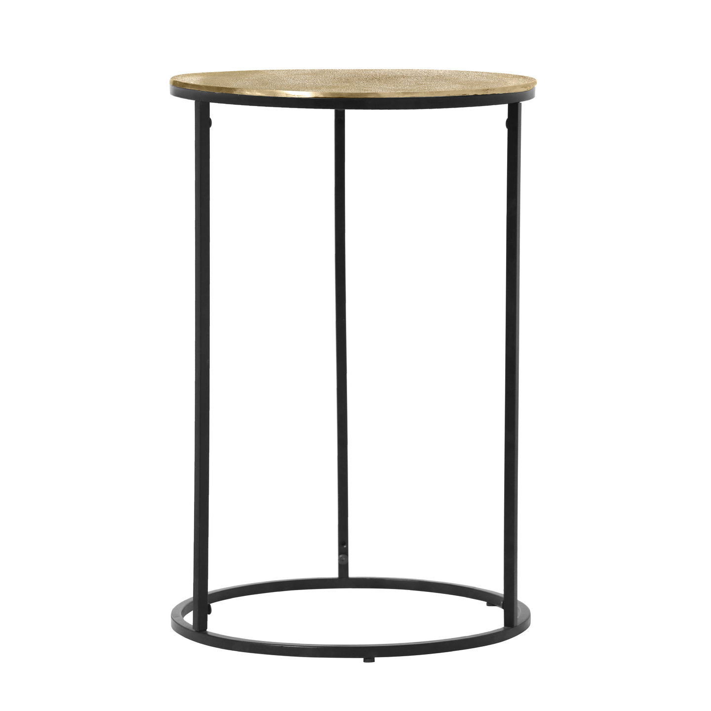 Sivupöytä M&M Padma 41x61cm kulta/musta