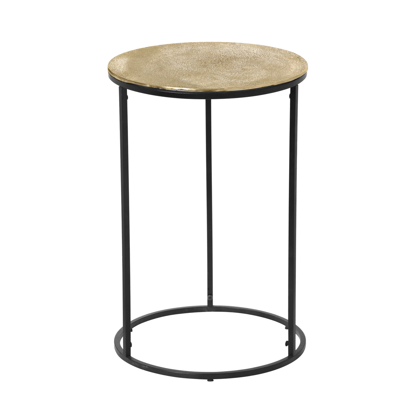 Sivupöytä M&M Padma 41x61cm kulta/musta