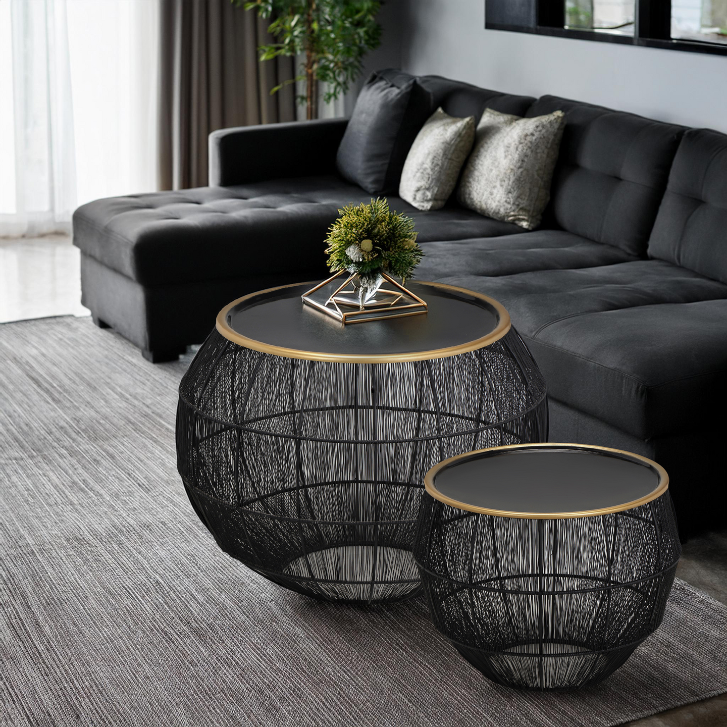 Pöytäsetti M&M Kamika musta