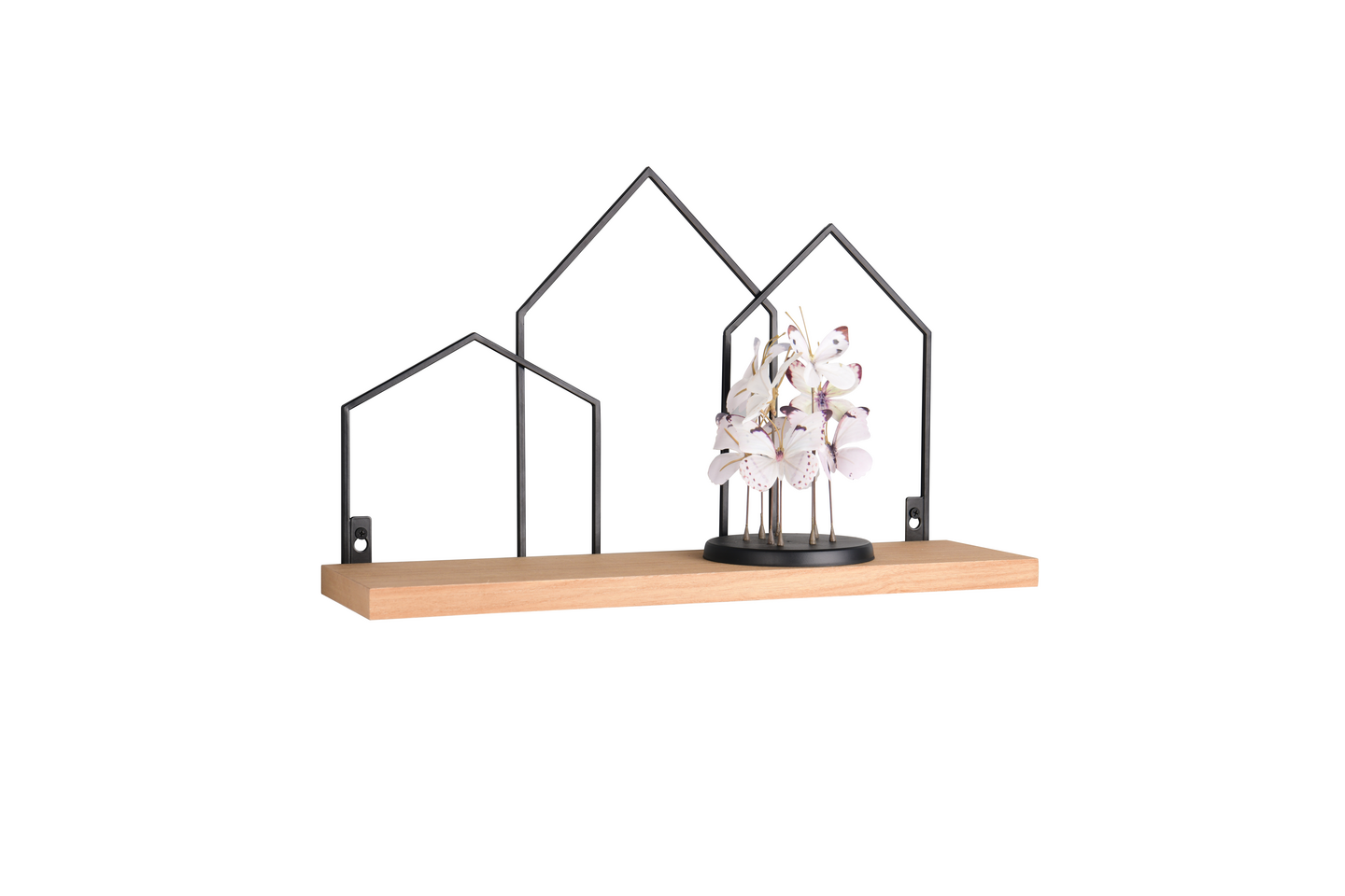 Hylly M&M Jelena puu/musta