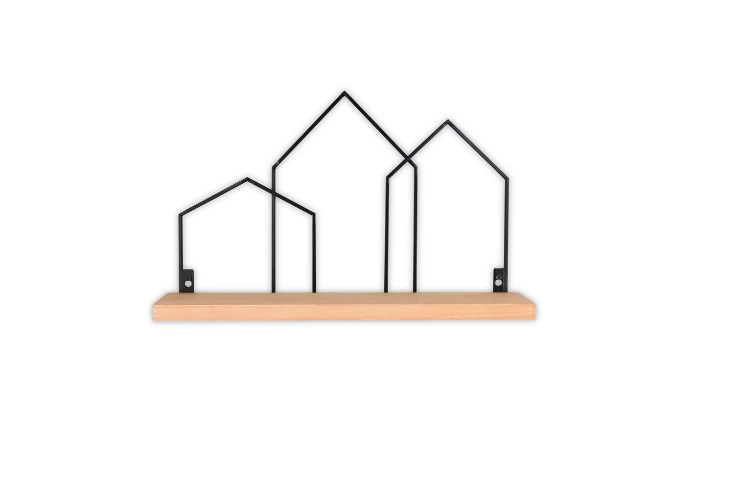 Hylly M&M Jelena puu/musta