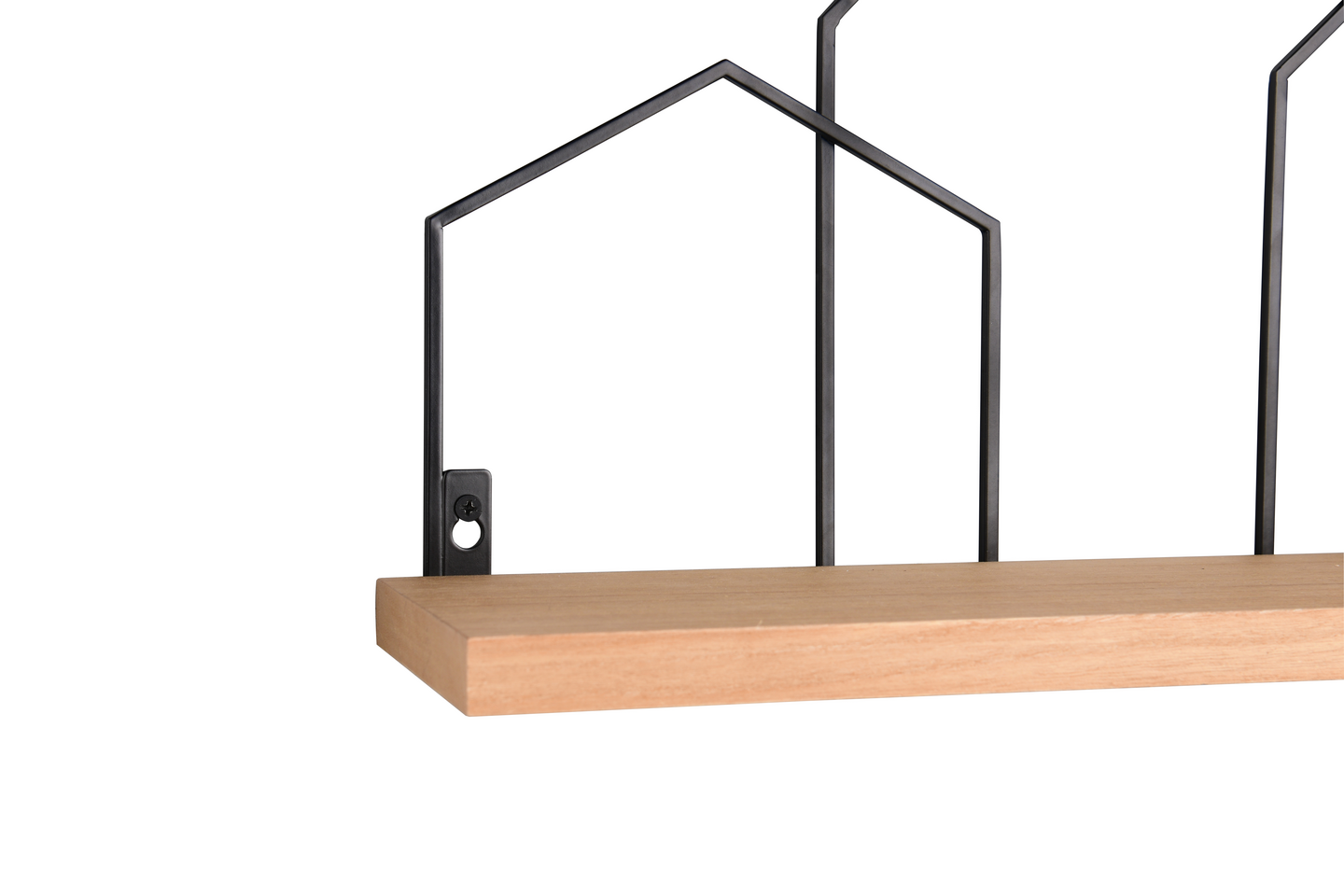 Hylly M&M Jelena puu/musta