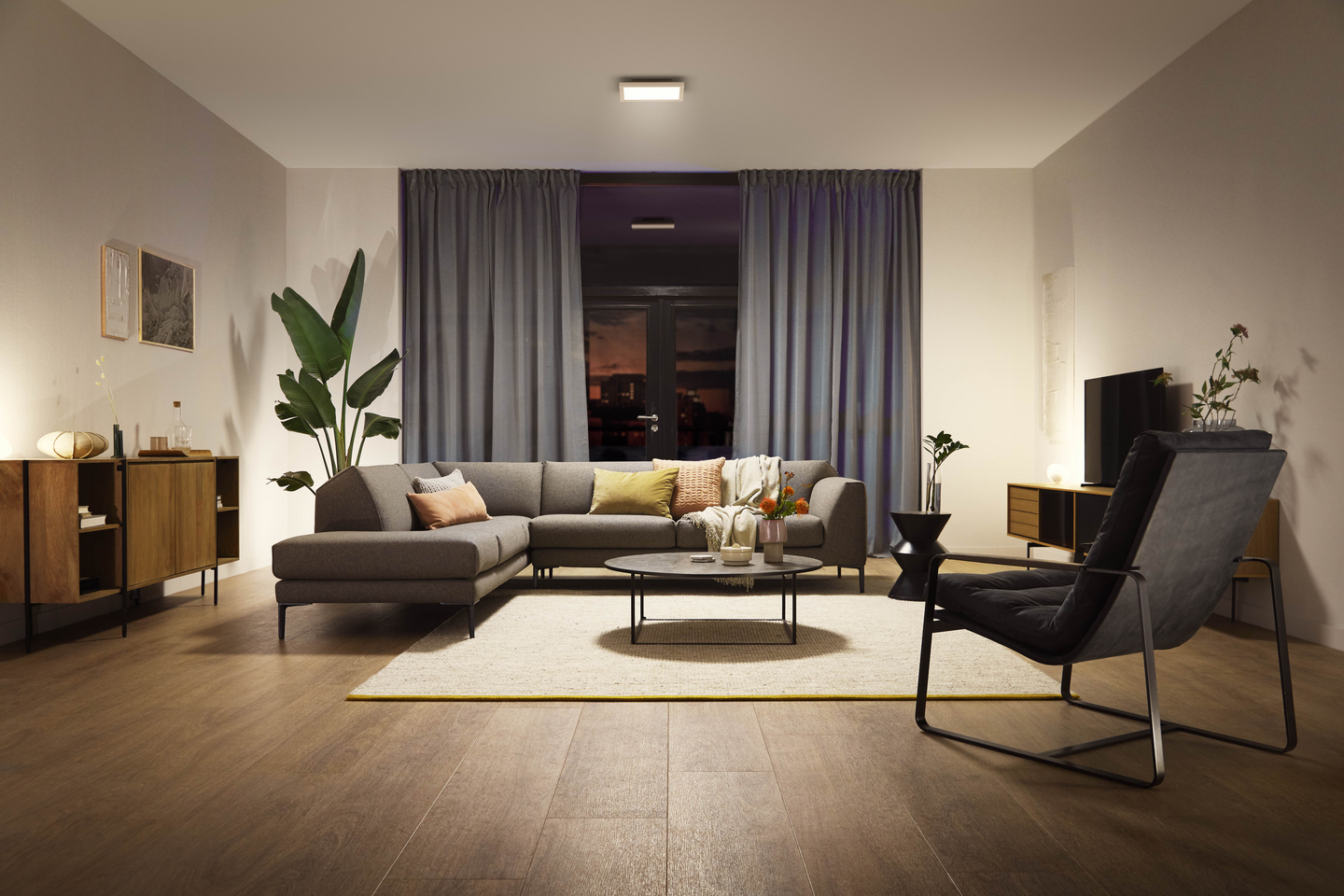 Paneelivalaisin Philips Hue Aurelle 19W 2000-6500K 1940lm neliö valkoinen S