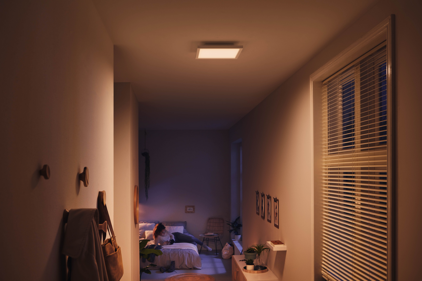 Paneelivalaisin Philips Hue Aurelle 19W 2000-6500K 1940lm neliö valkoinen S