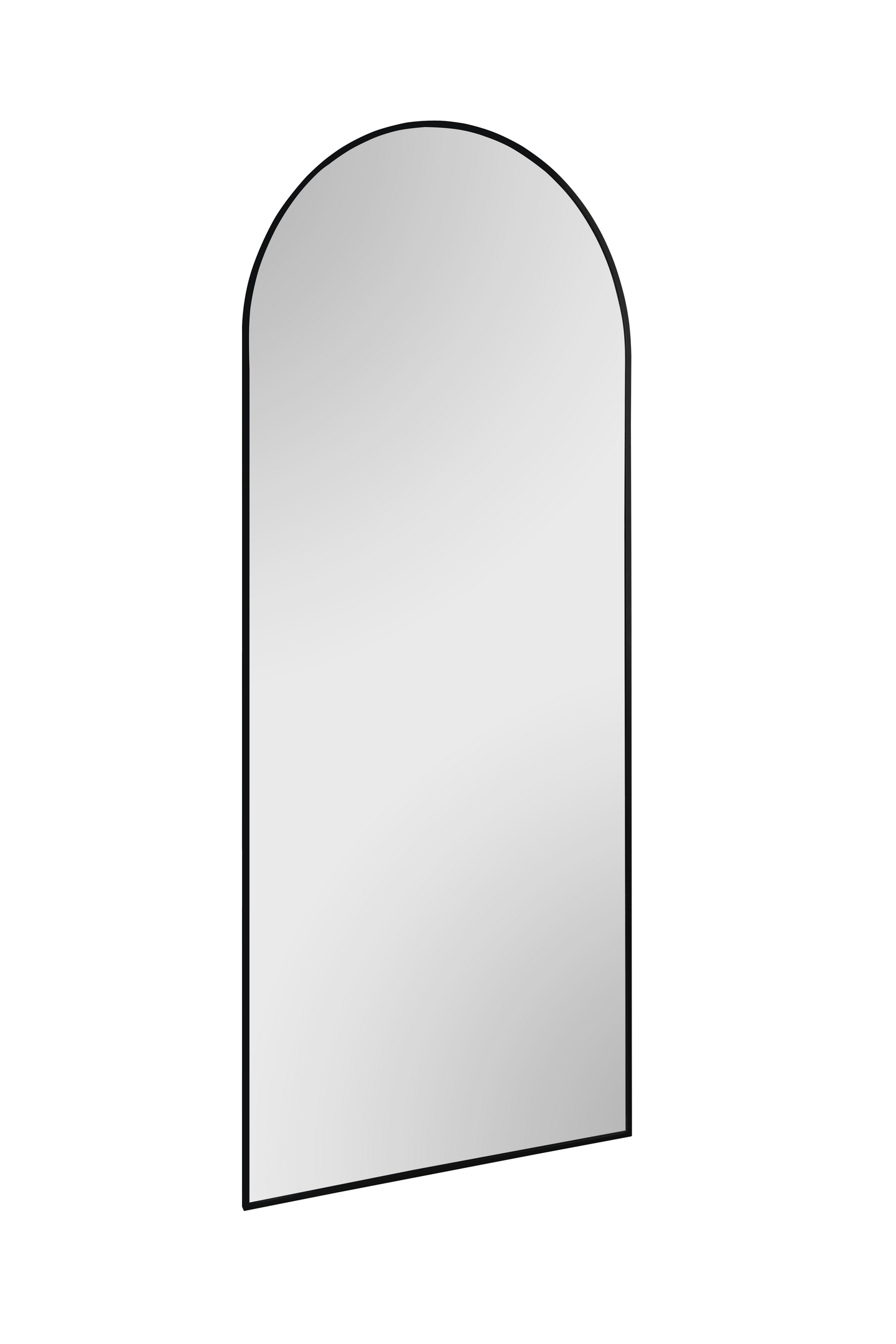 Peili M&M Julia 70x170cm musta kaarevalla yläosalla