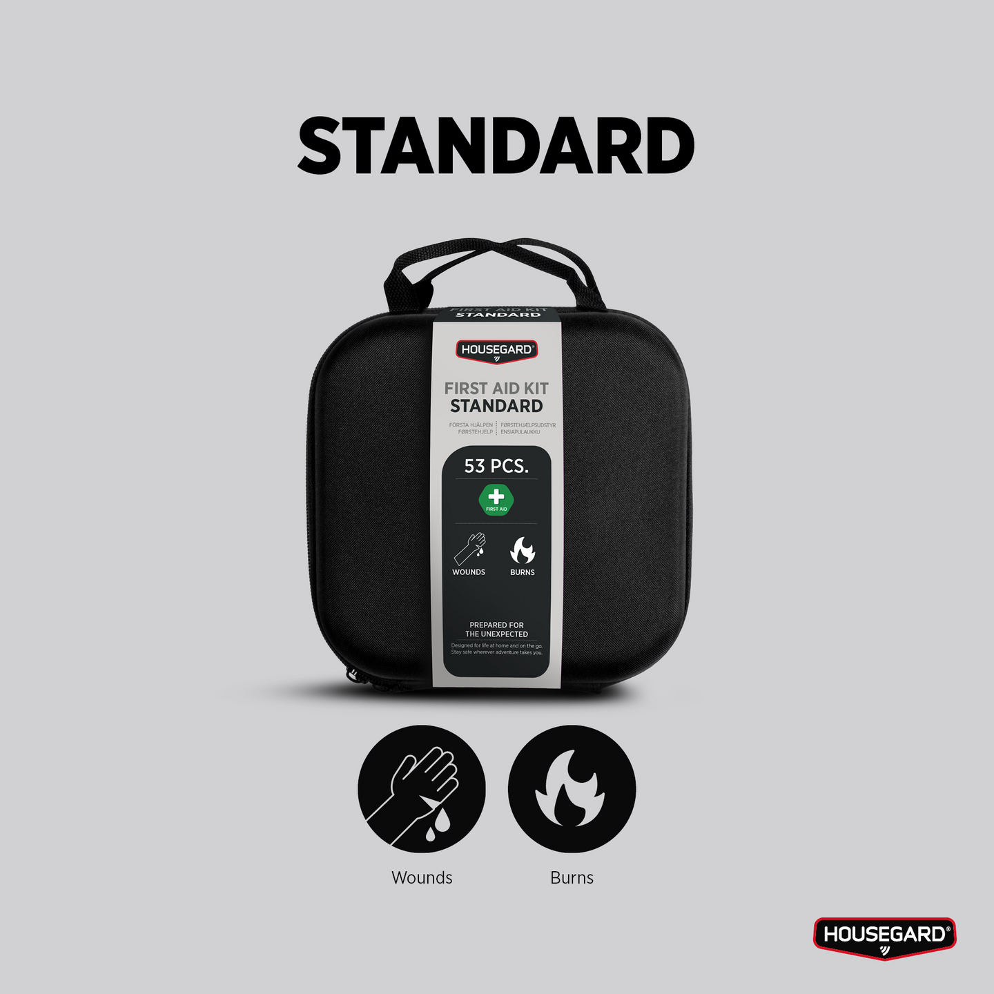 Ensiapulaukku Housegard Standardi