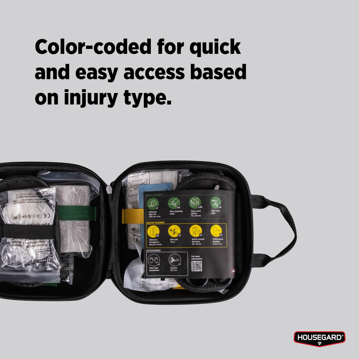 Ensiapulaukku Housegard Standardi