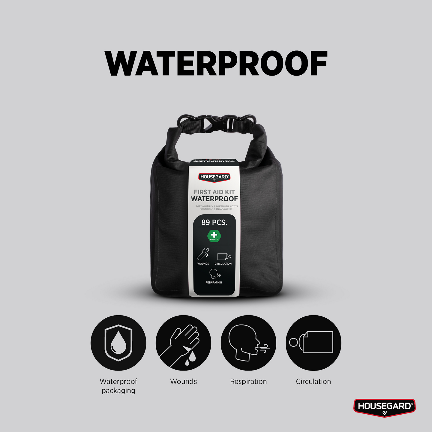 Ensiapulaukku Housegard Waterproof