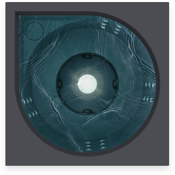 Ulkoporeallas Drop Vuolle harmaa