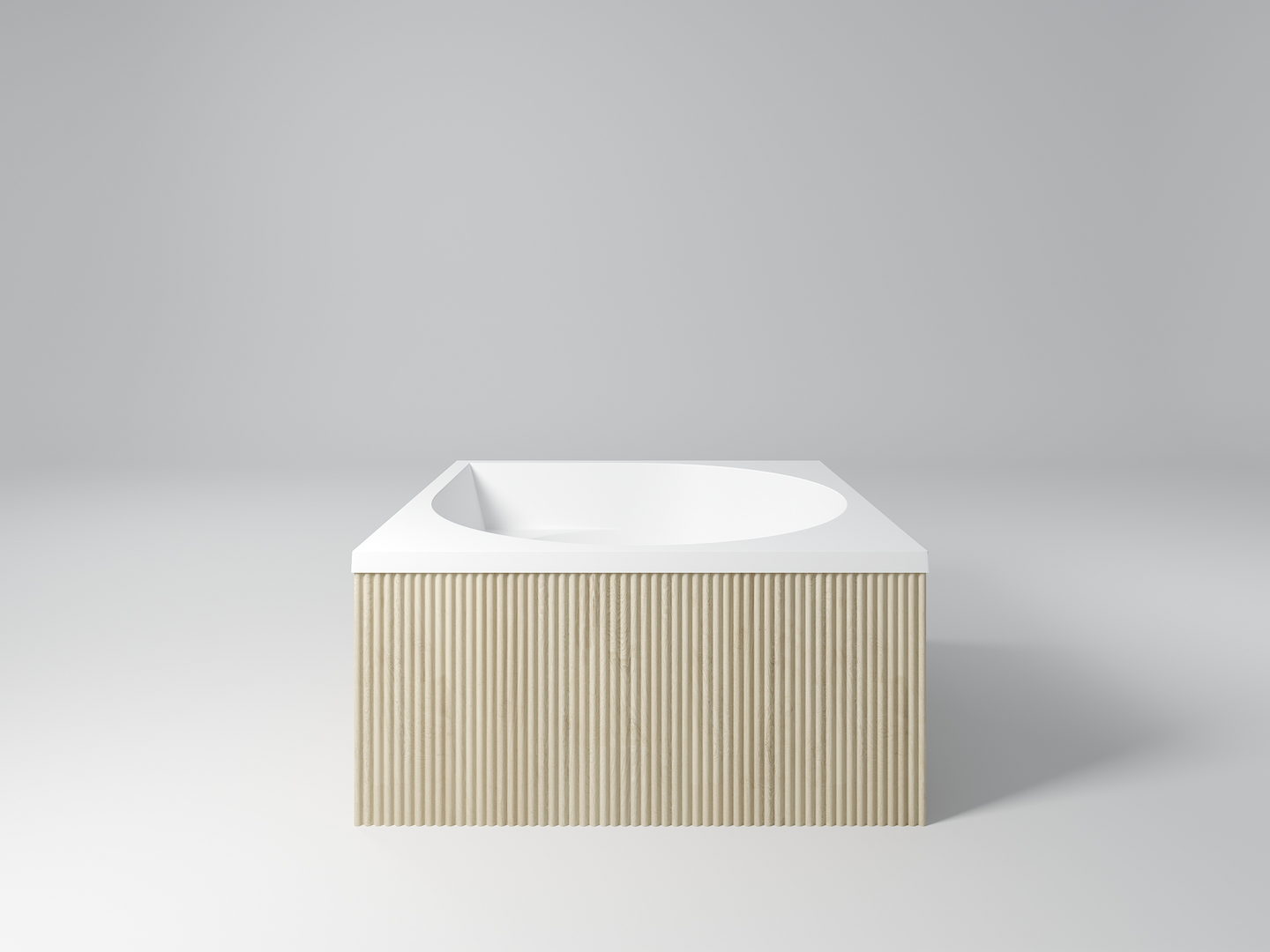 Ulkoporealtaan verhoilu Drop Design Accoya 190x190 cm