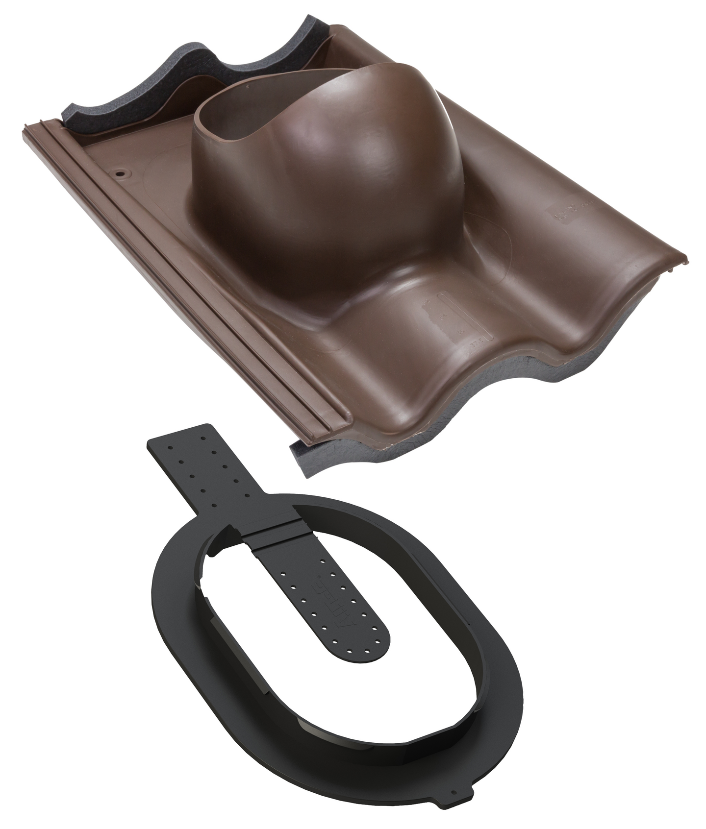 Kattolevy Vilpe Click Tiili Ruskea