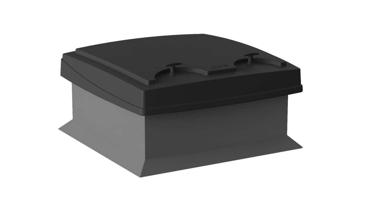 Kattoluukku Vilpe Multiroof 300 Puukehys Musta